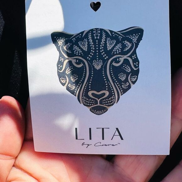 Lita 100% Silk black spaghetti strap dress XS. MSRP $248 NWT luxury - Picture 4 of 7